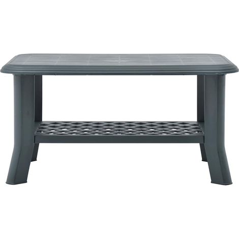 Maison Exclusive - Table basse Vert 90x60x46 cm Plastique (1/5)