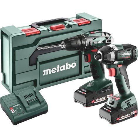Metabo Akku Combo Set 2.8.1 18V, BS 18 + SSD 18 LT 200 BL, metaBOX 145 L (1/5)