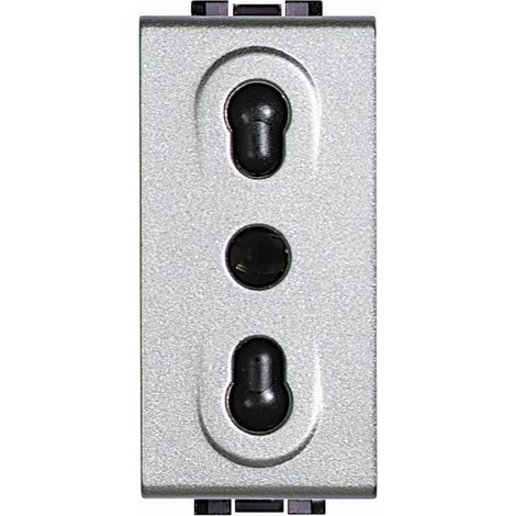BTICINO Presa 2P+T 10/16A 250V Bipasso Livinglight Tech