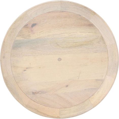 Maison Exclusive - Tavolino di Servizio Ø50x55 cm in Legno Massello di Mango (1/5)