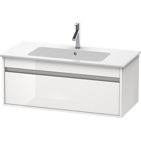 Meuble sous-vasque KETHO 410x1000x475mm blanc brillant