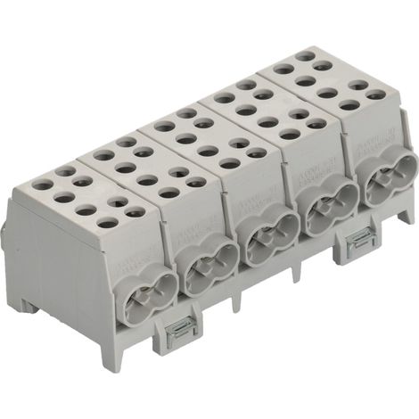 Pollmann Hauptleitungsabzweigklemme grau HLAK 35-5/10 GR-S (1/5)