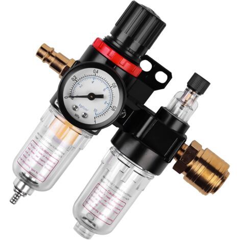 Séparateur d'eau à air comprimé : réducteur de pression d'air 1/4\ (1/5)