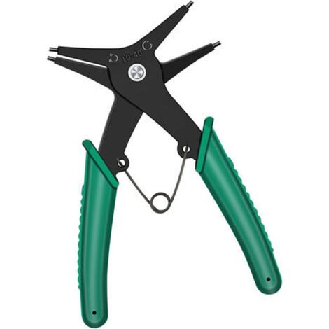 Pince à Circlips, Pince à Circlips 2 en 1 en Acier à Haute Teneur en Carbone, Pince à Circlips pour la Réparation et l'entretien, Outil de Pince à Circlips avec Conception à (1/5)