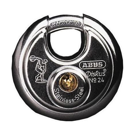 ABUS  Candado  cortina  de  cilindro  24IB/60  Ancho  del  cuerpo  de  la  cerradura  60mm  VA  con  llave  diferente  -  81693 (1/2)