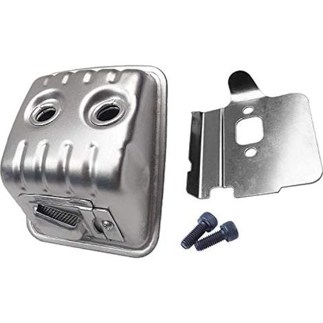 Silencieux d'échappement avec isolant thermique pour tronçonneuse Husqvarna 435 440 440E 445450 (1/3)