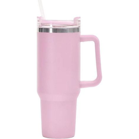 Mug de voyage isotherme (rose clair) (1/2)