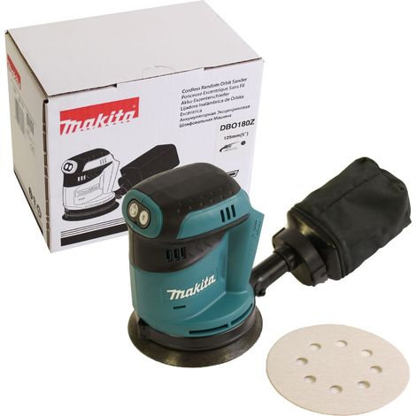 Makita DBO180Z Levigatrice eccentrica a batteria 18 V Solo