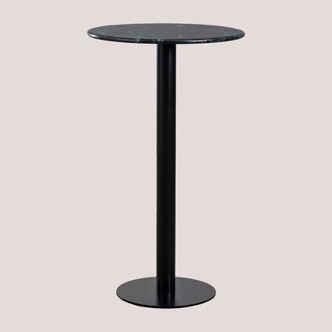 Mesa Alta de Bar Redonda en Mármol (Ø60 cm) Rocher SKLUM             
