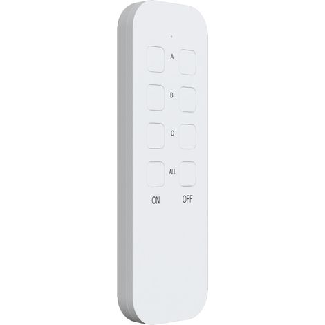 Télécommande pour prise connectée WiFi – Commande à distance 433,92 MHz – Portée jusqu'à 30 mètres – Usage intérieur uniquement