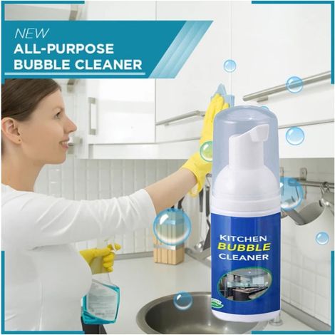 Mousse nettoyante multifonction spray anti-graisse cuisine nettoyeur écologique (1/5)
