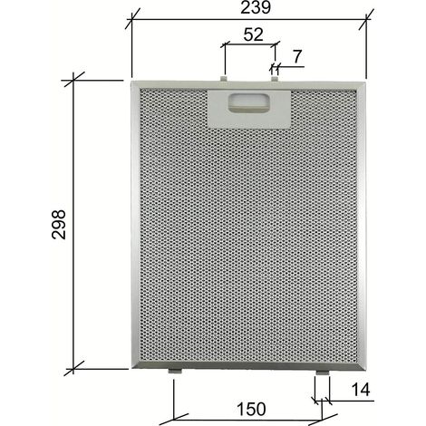 BEST HYGENA 08087609 0808735 FILTRO CAPPA 50253939008 CM 298x239x9mm F 232 (1/5)