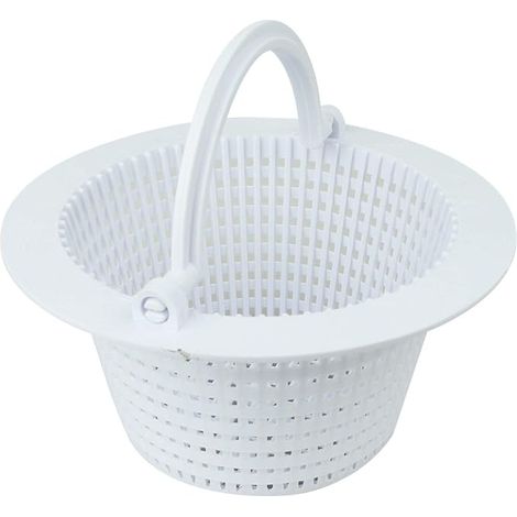 Panier de Skimmer Gris I Panier de Skimmer de Piscine de 12 cm de Diamètre I Crépine de Piscine de 8 cm de Haut I Tamis pour Écumoire I Crépine de Haute Qualité I Filtre les Saletés(Lot de 2) (1/5)