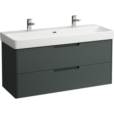 LAUFEN Juna Meuble sous-lavabo, 2 tiroirs, système de rangement