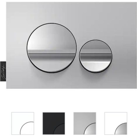 Batinea vous propose en exclusivité votre plaque de commande double touches au meilleur prix. Votre plaque de déclenchement pour WC est disponible en trois couleurs pour s&39adapter parfaitement à vot (1/4)