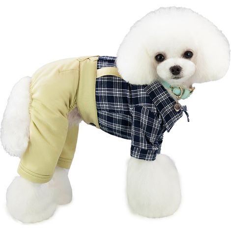 Chemise Rayée Pour Chien Et Chat Avec Nœud Papillon - Vêtement Décontracté Respirant - Pour Mariage Fête Quotidien - Taille S À Xl (1/5)