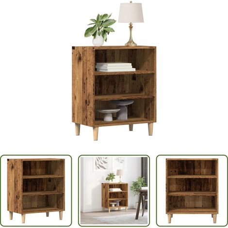 vidaXL Buffet murale - Buffet vieux bois 57x35x75 cm bois d'ingénierie (1/5)