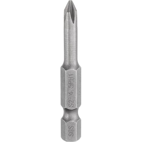 Embout De Tournevis Cruciforme 1 Ph1 50mm Long Acier S2 (1/5)