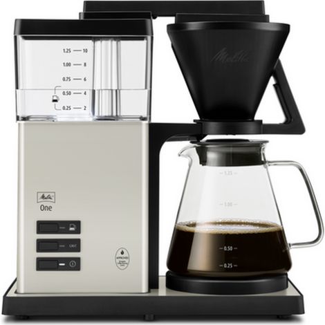 Melitta One Filterkaffeeautomat Creme 10 Tassen 1525 W