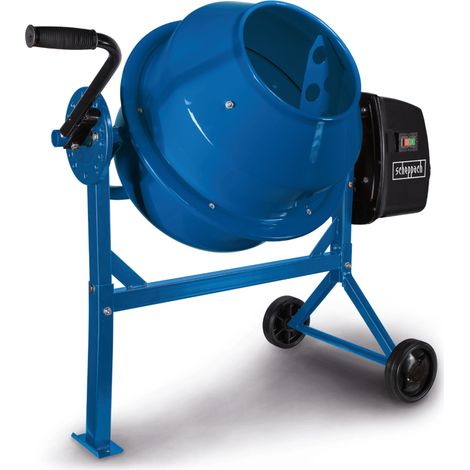 Scheppach Bétonnière MIX65 - Puissance 550 W - Tension 230 V - Capacité 65 L - 27,5 tour/min
