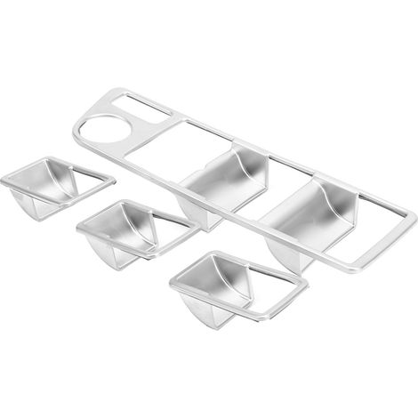 4 pièces Cache décoratif de remplacement pour interrupteur de lève-vitre à conduite à droite, compatible avec Harrier Venza XU80 2020 2021 (1/5)
