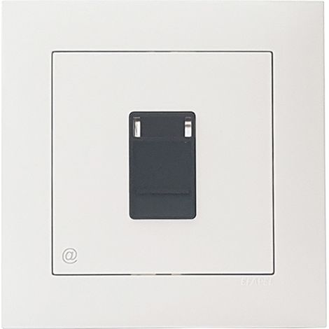 Toma informática RJ45 CAT 6 UTP 1 SALIDA BL
