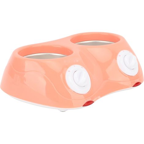 Fondoir à chocolat électrique à double cuve, appareil à fondue au chocolat, UE 220-240 V, rose (1/5)