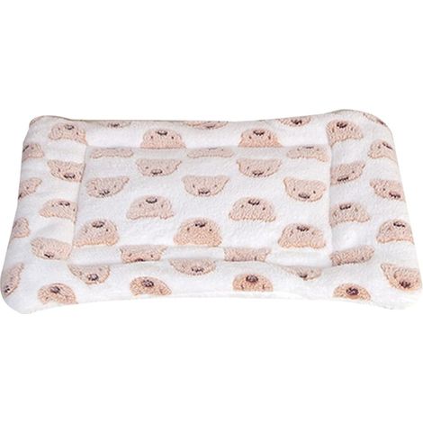 Tapis de couchage pour chien et chat, tapis portable automne-hiver en flanelle et laine, facile à nettoyer, 30 x 40 cm (1/5)