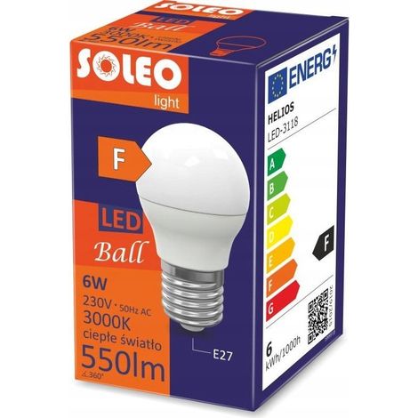 Lampadina Helios p45 6W 550lm
