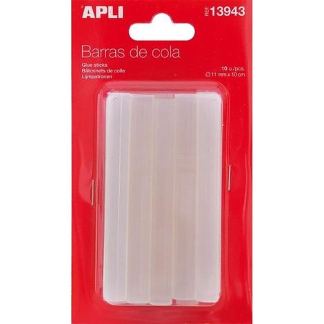 APPLI Sachet de Recharge de 10 bâtons de colle transparent - Pour pistolet