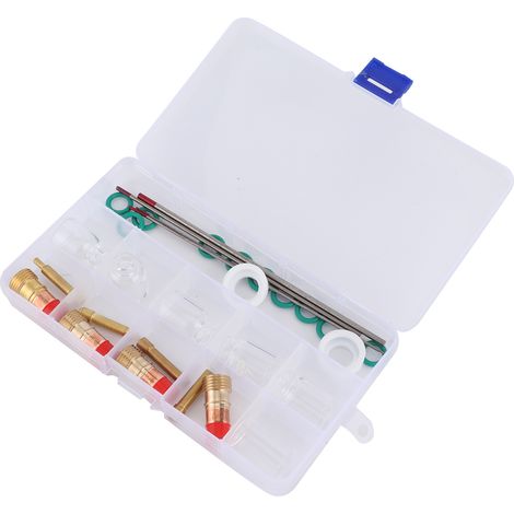 Kit 30 pièces Verres de Soudure TIG Résistants à la Chaleur, Tailles 4 5 6 7 8 10, Accessoires Compatibles Série WP-171826 (1/5)