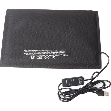 Coussin chauffant pour reptiles, petits animaux, tapis de contrôle de température USB pour tortues LizardM (1/5)