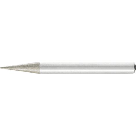 PFERD TOOLS Diamant-Schleifstift Spitzkegel Ø6x15° SchaftØ6 mm D64 (fein) zum Anfasen/Entgraten/Senken