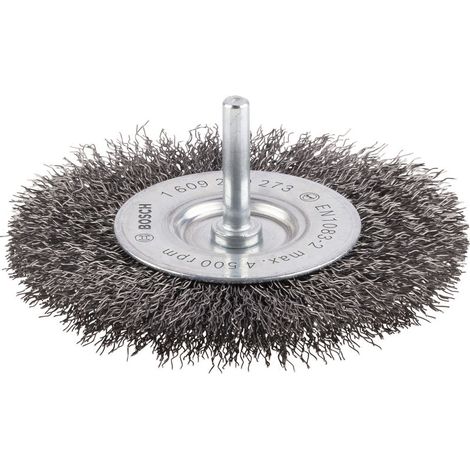 Bosch Brushing PRO Metal clean Wire Wheel Straight Shank 100 x 0.3 mm 1609200273