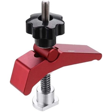 clamp Serre-joint en T avec rainure en T et rainure en T T-track Set d'outils pour la fabrication du bois