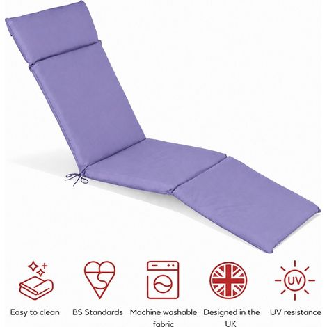 SP Steamer Pad Cushion - L183 x W49 x H6 cm - Plum
