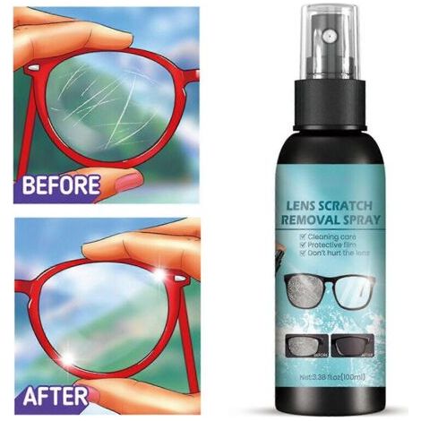 Spray anti-rayures pour verres de lunettes et pare-brise, liquide de réparation 100 ml (1/5)