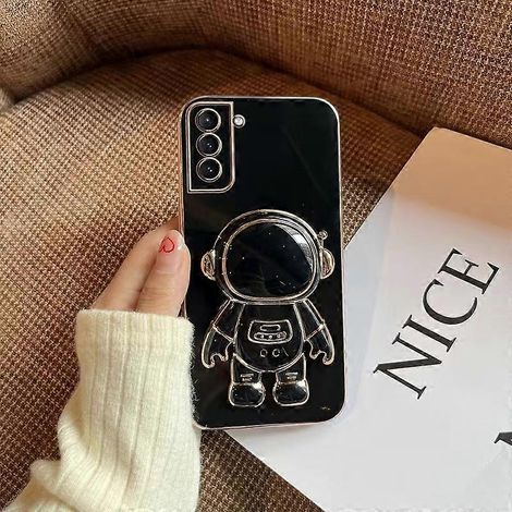 Pour Samsung Galaxy A72 4G / 5G Placage Astronaute Support Étui de téléphone (1/4)