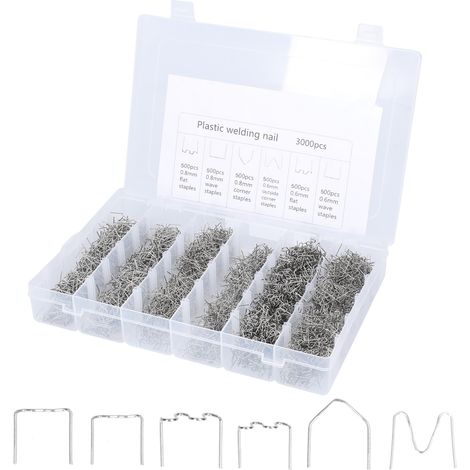 Fil à souder pour pare-chocs de voiture, pour Machine à souder les plastiques, goujons, réparation d'apparence, Kit d'agrafes, ensemble pré-découpé Standard (1/5)