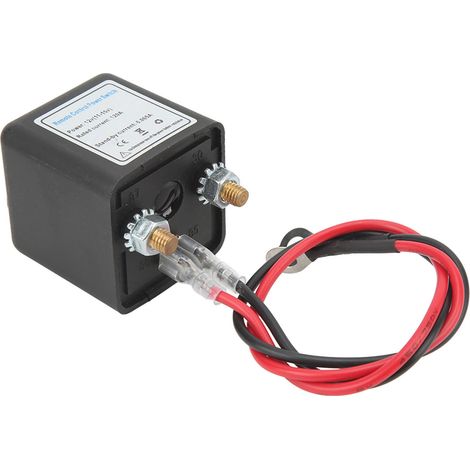 Interrupteur de déconnexion de batterie de voiture avec télécommande et bornes en cuivre pour véhicules 12 V 120 A (1/5)