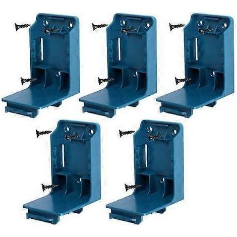 Support de rangement pour outils et batteries 2 en 1 (5 pièces) pour Makita 14,4 V/18 V (1/5)