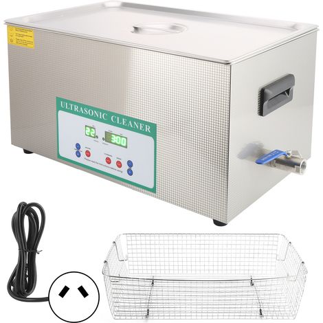 Nettoyeur Ultrasonique 22L 480W Cuve Ultrasons avec Minuteur DK-822HTD Prise AU 220V pour Pièces, Bijoux, Outils (1/5)