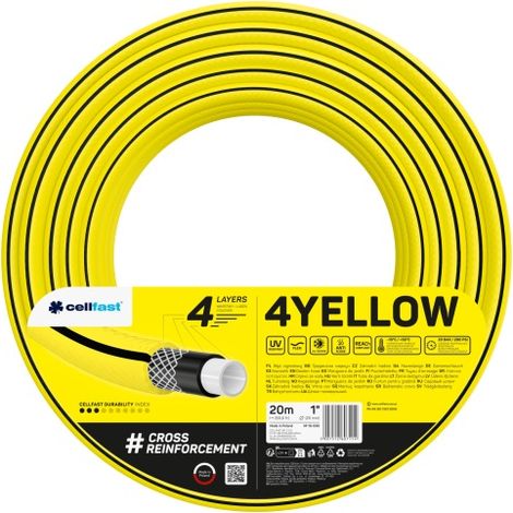 Gartenschlauch 4 Gelb 1 Zoll 20 m - C 10-530