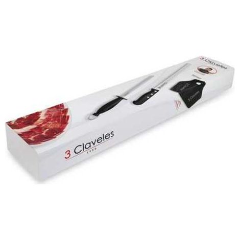 Set Cuchillo Jamon+Chaira 966 3 CLAVELES