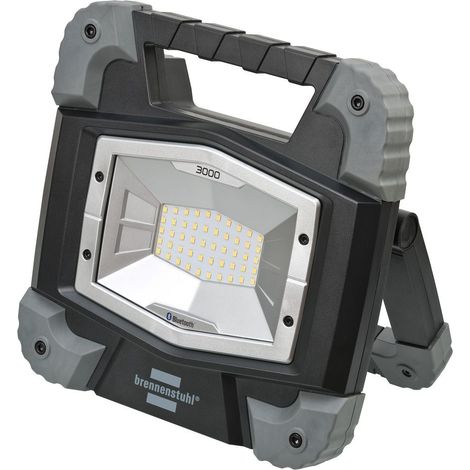 Brennenstuhl Bluetooth LED Baustrahler TORAN 3050 MB, 30W, 3400lm, 5000K, IP55, Lichtsteuerung per App und 5 m RN-Kabel (1/5)