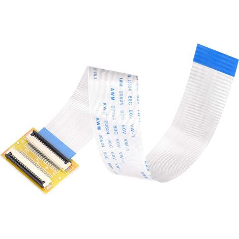 Flexible Plat Câble A Type et Retourner pour Monter Extension Adaptateur Kit 40 Broche 0.5mm Pas 200mm FFC pour LCD TV Voiture Audio Lecteur DVD Portable (1/5)