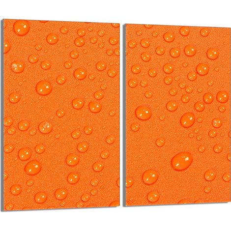 Placa protectora de vidrio para la estufa 2x30x52 Gotas (1/5)