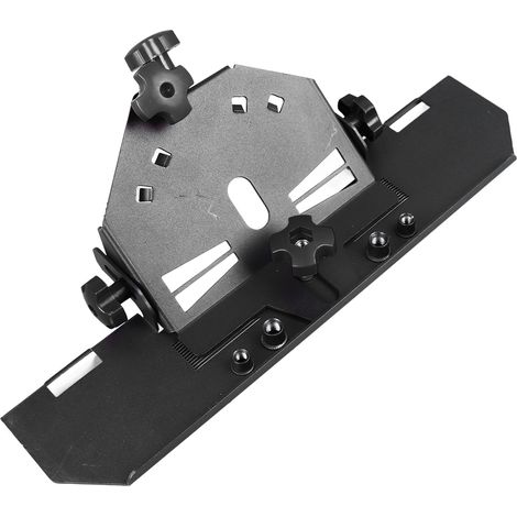 Machine à chanfreiner les carreaux, outil de chanfreinage à 45 degrés pour meuleuse d'angle 115/125, vis et écrou noirs (1/5)