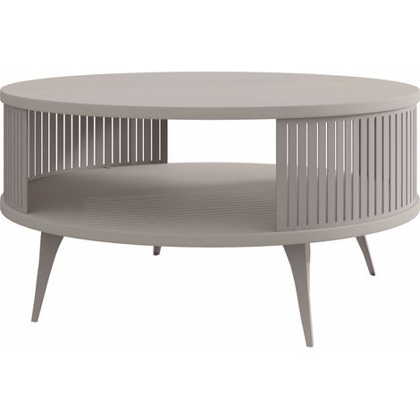 Table basse Sordore 125, Cachemire, 44x0x0cm, Diamètre: 75, Stratifié, Rond (1/3)