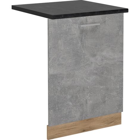 Coperchio per lavastoviglie R-Line, Calcestruzzo, 60 cm , PL Antracite, Vicco